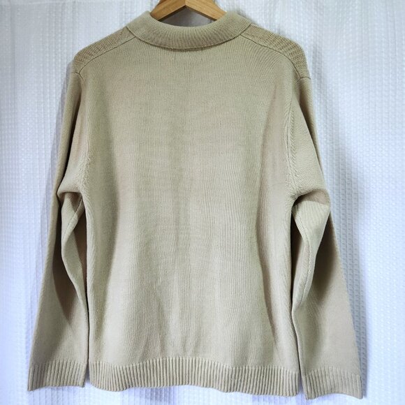 Arnold Palmer Cardigan Sweater Size Medium (40) Knit Full Zip with Pockets - Picture 2 of 12